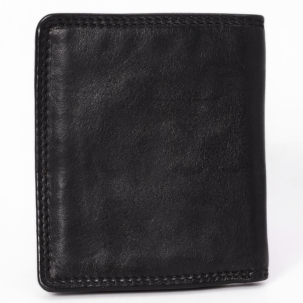 Spaghetti Western Wallet Vintage Handmade Drum Dyed Genuine European Cowhide Leather