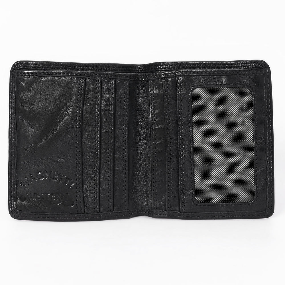 Spaghetti Western Wallet Vintage Handmade Drum Dyed Genuine European Cowhide Leather