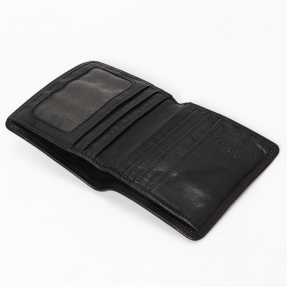 Spaghetti Western Wallet Vintage Handmade Drum Dyed Genuine European Cowhide Leather