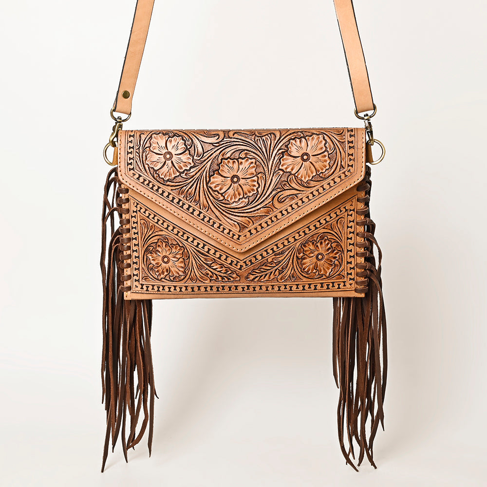 American Darling Envelope Hand Tooled Genuine Leather