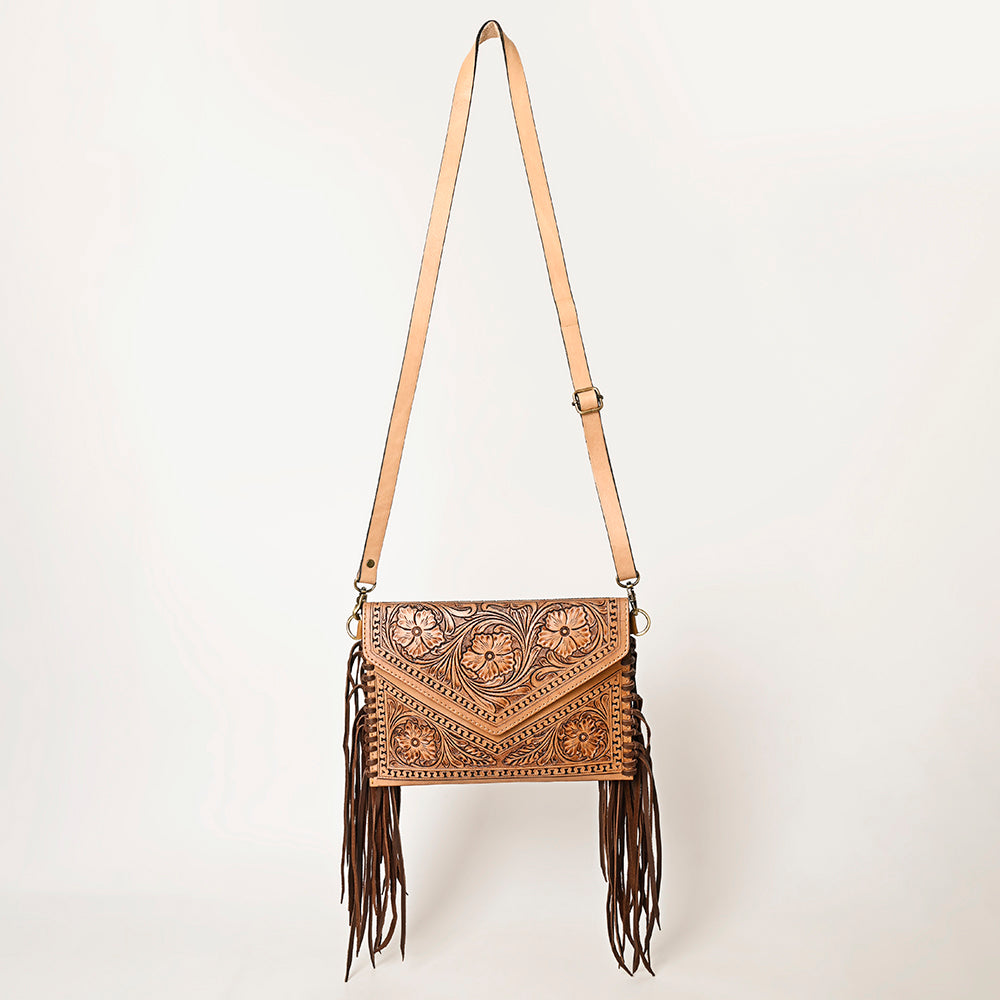 American Darling Envelope Hand Tooled Genuine Leather