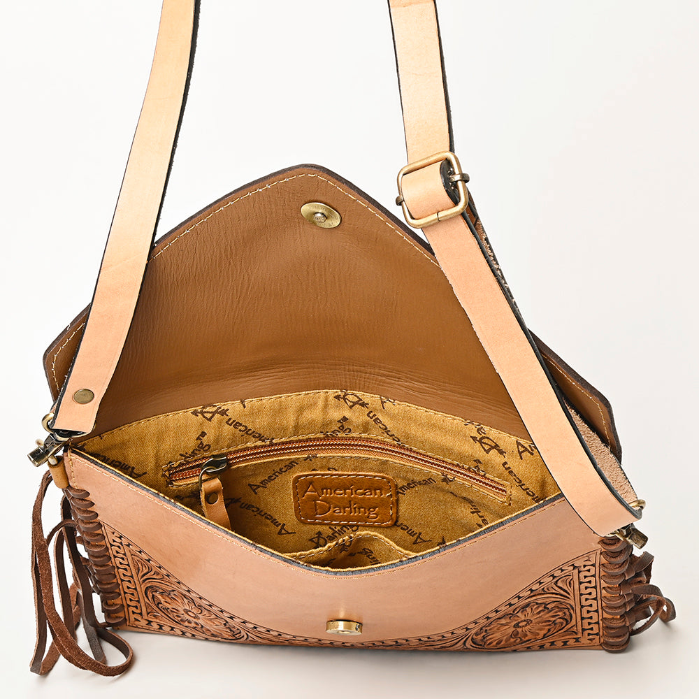 American Darling Envelope Hand Tooled Genuine Leather