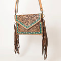 American Darling Envelope Hand Tooled Genuine Leather