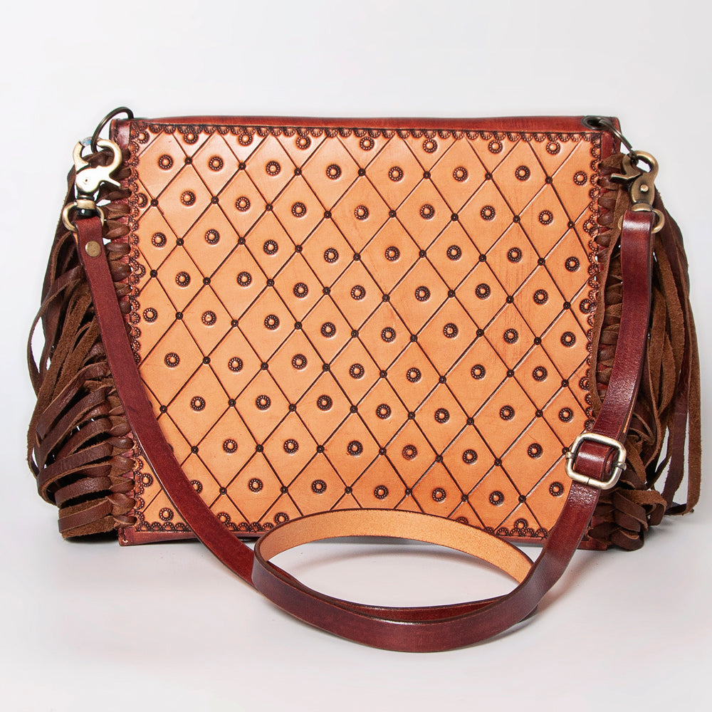 American Darling Envelope Hand Tooled Genuine Leather