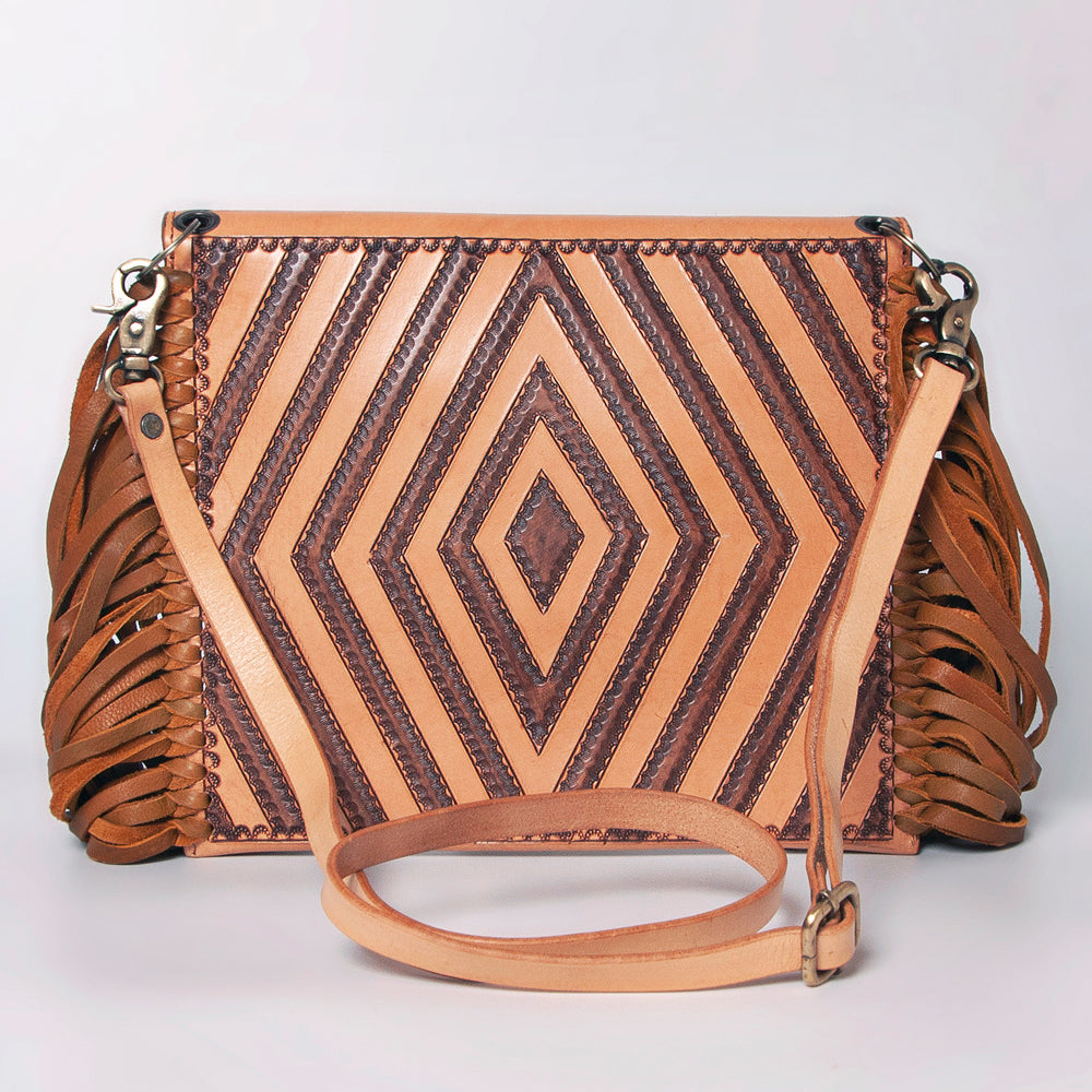 American Darling Envelope Hand Tooled Genuine Leather