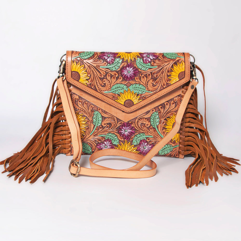 American Darling Envelope Hand Tooled Genuine Leather