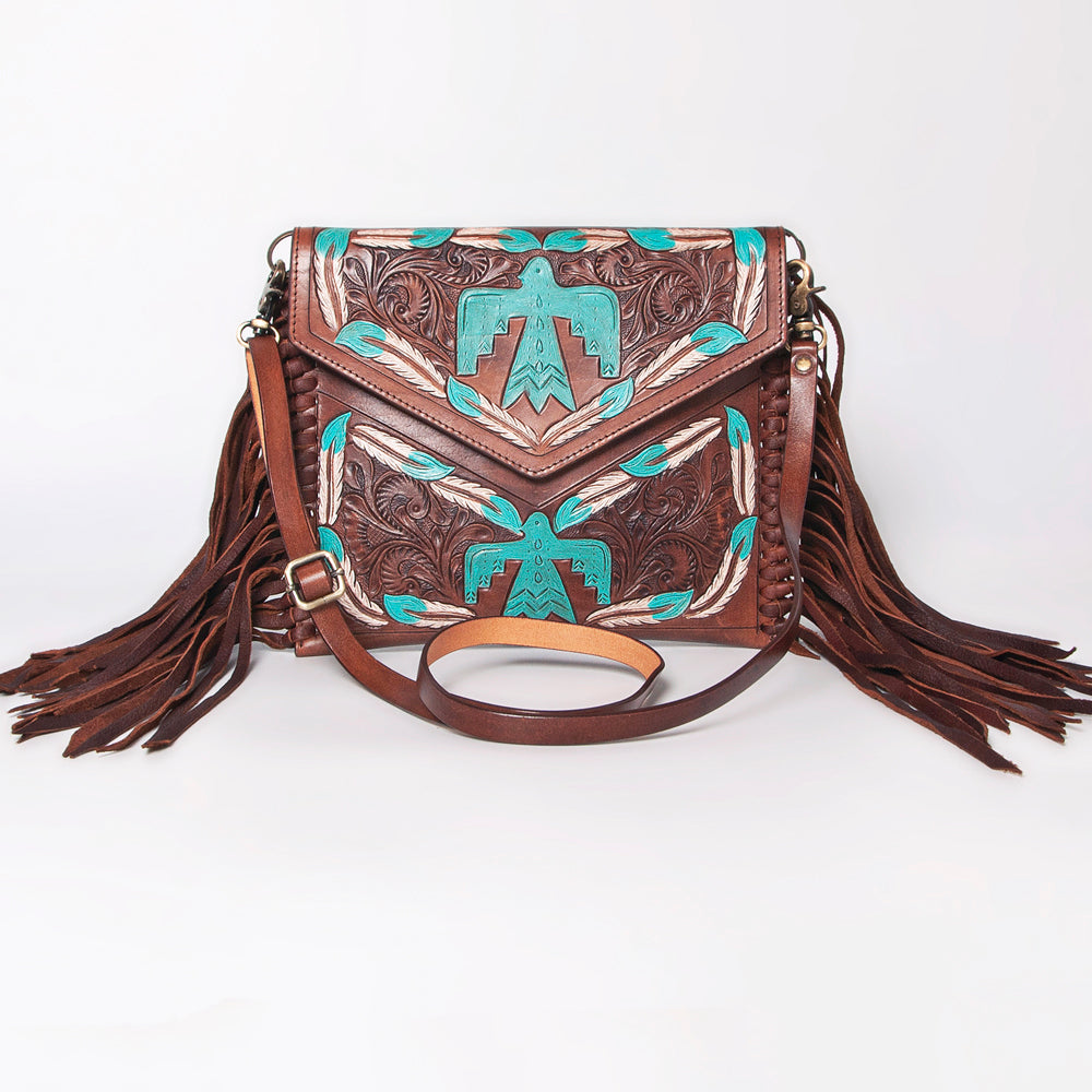 American Darling Envelope Hand Tooled Genuine Leather