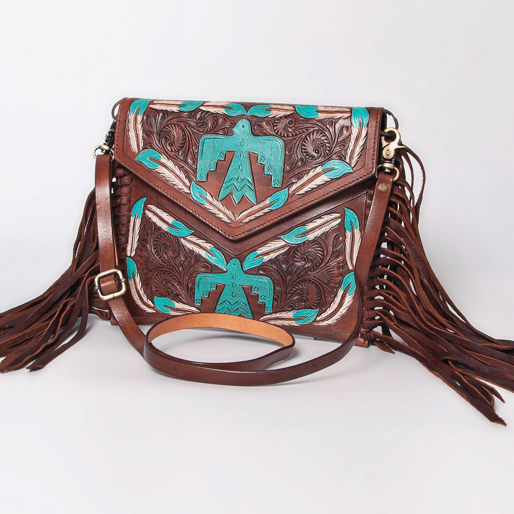 American Darling Envelope Hand Tooled Genuine Leather