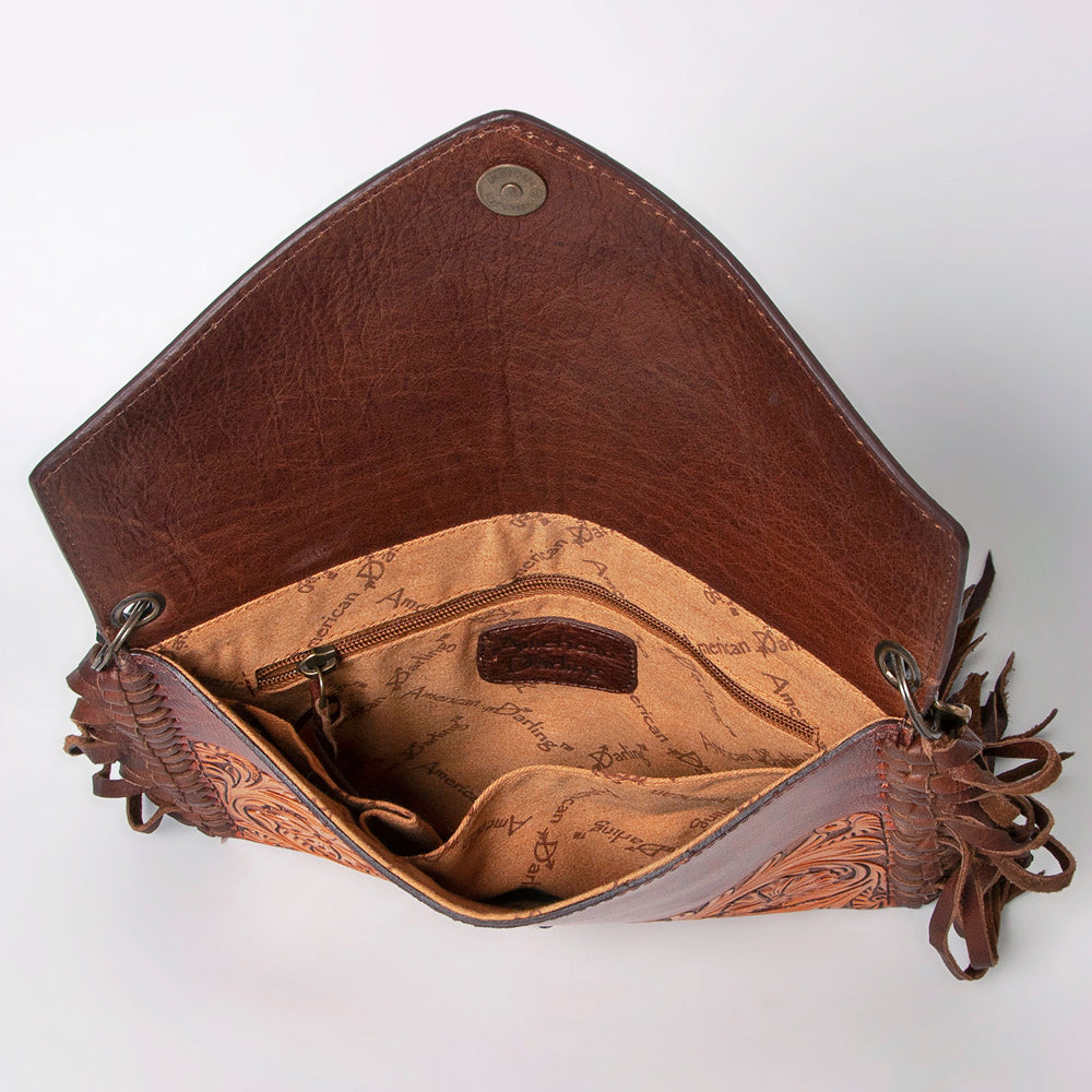 American Darling Envelope Hand Tooled Genuine Leather