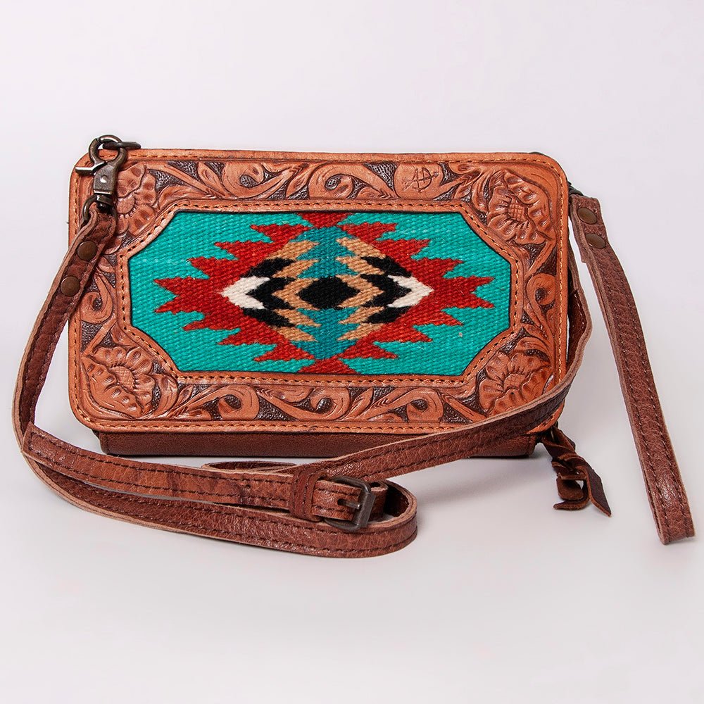 American Darling Hand Tooled Hair-On Genuine Leather