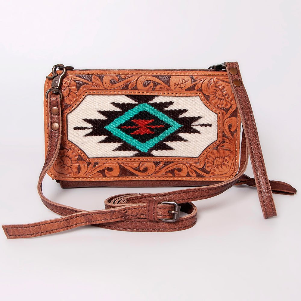 American Darling Hand Tooled Hair-On Genuine Leather