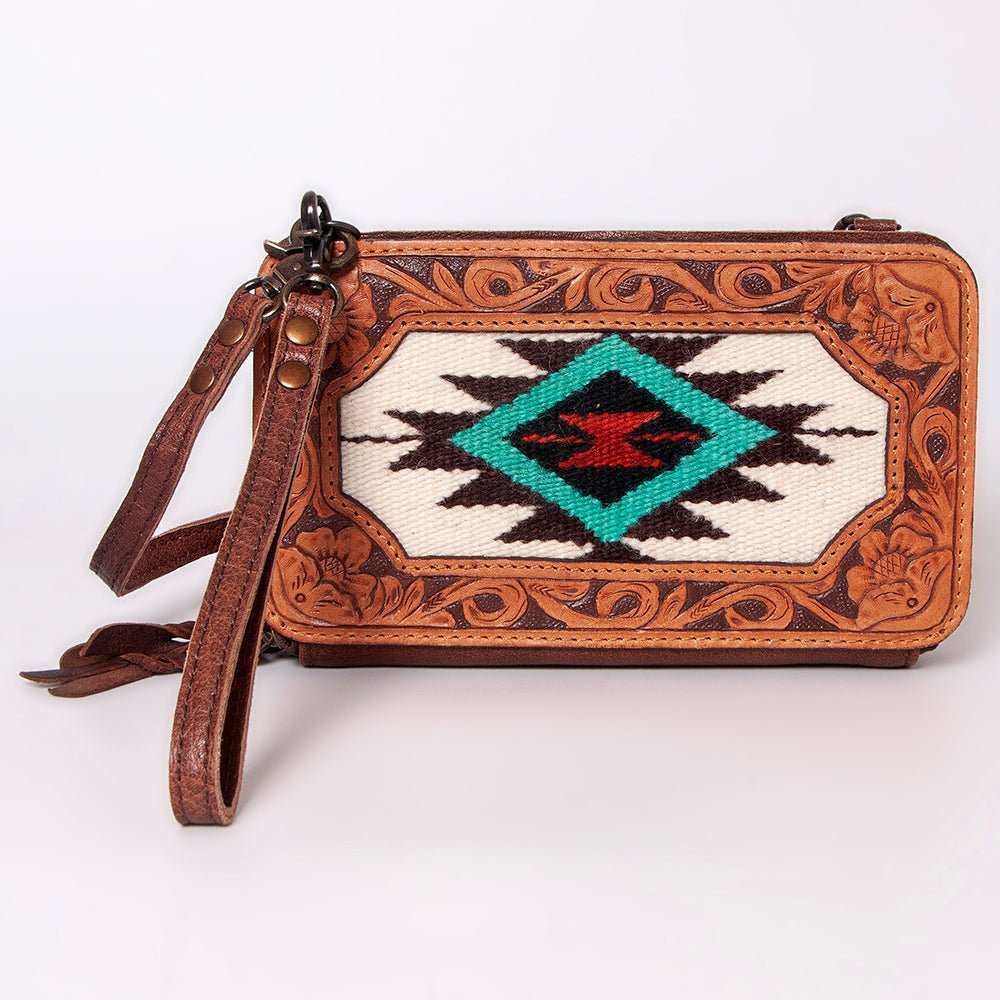 American Darling Hand Tooled Hair-On Genuine Leather