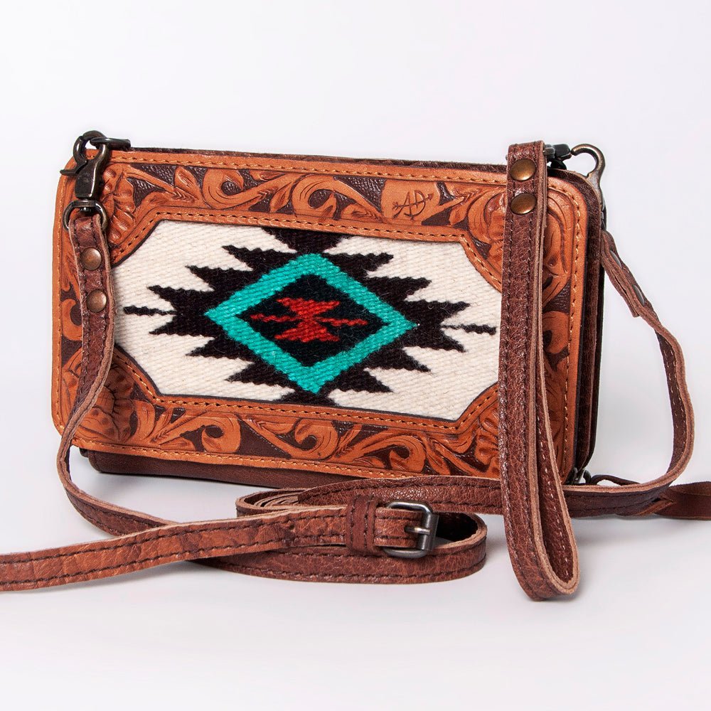 American Darling Hand Tooled Hair-On Genuine Leather