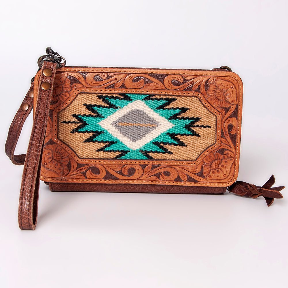 American Darling Hand Tooled Hair-On Genuine Leather