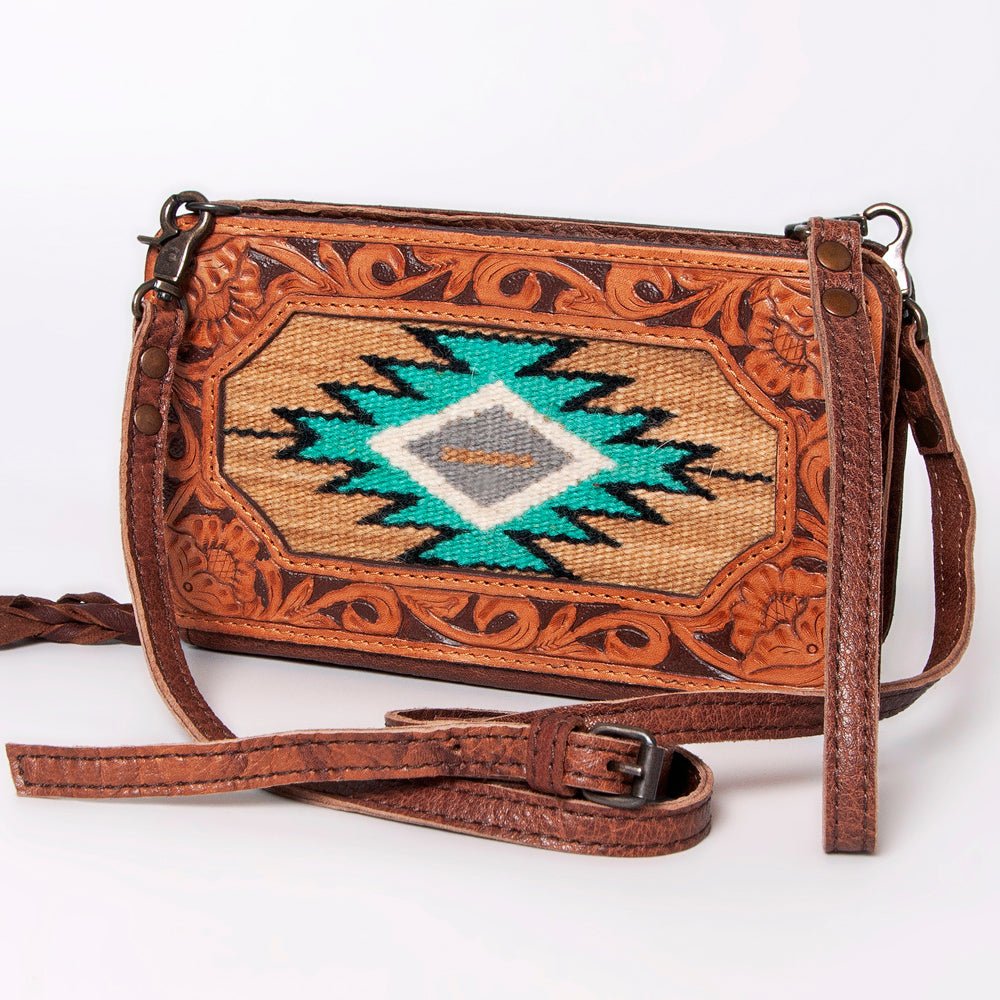 American Darling Hand Tooled Hair-On Genuine Leather