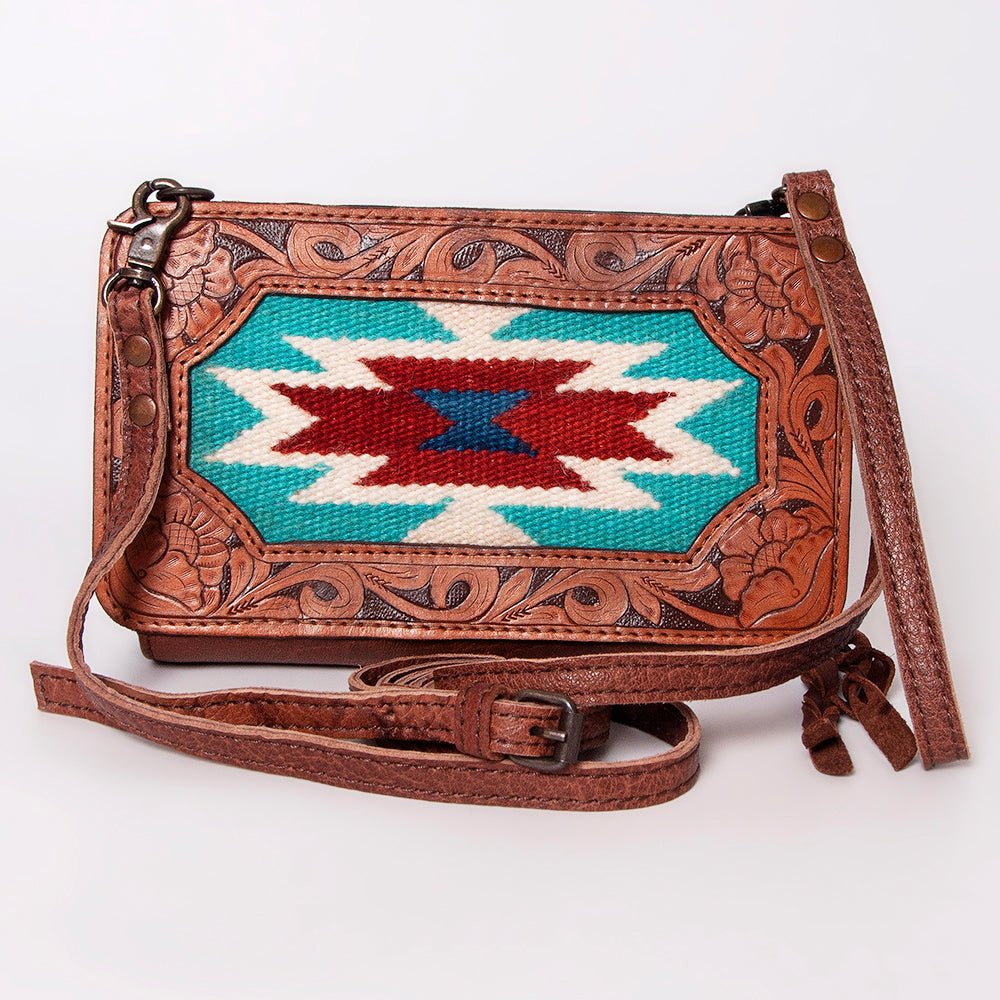 American Darling Hand Tooled Hair-On Genuine Leather