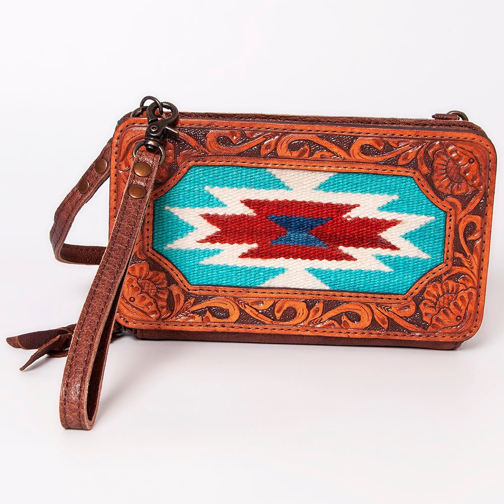 American Darling Hand Tooled Hair-On Genuine Leather