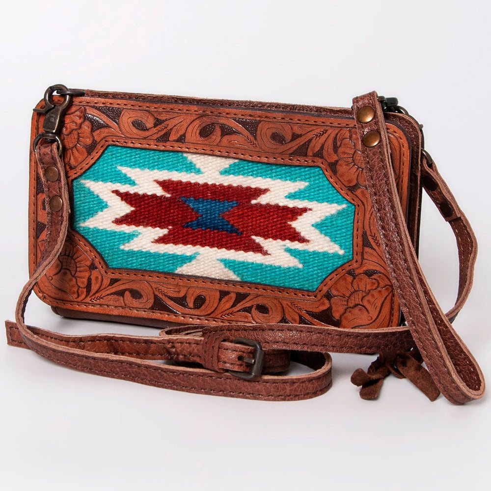 American Darling Hand Tooled Hair-On Genuine Leather