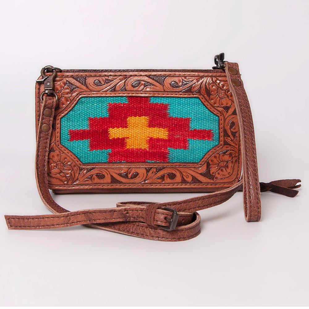 American Darling Hand Tooled Hair-On Genuine Leather