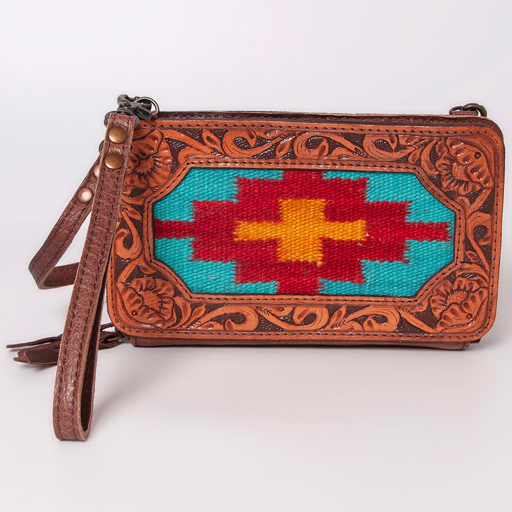 American Darling Hand Tooled Hair-On Genuine Leather