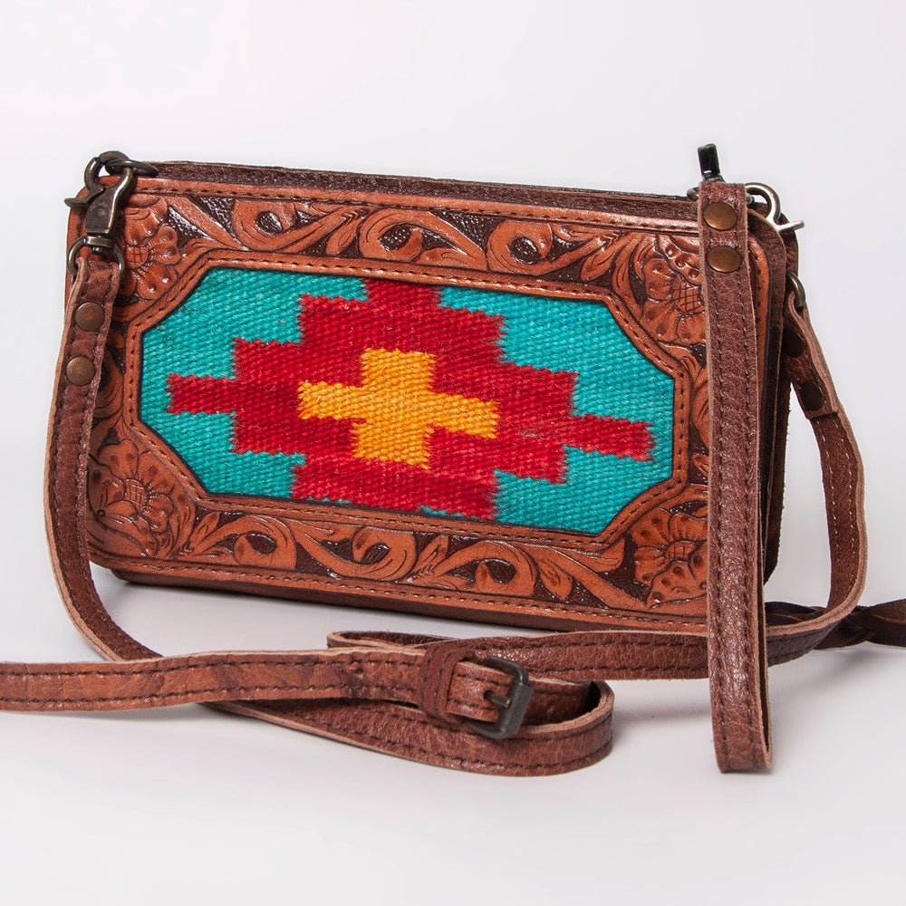 American Darling Hand Tooled Hair-On Genuine Leather