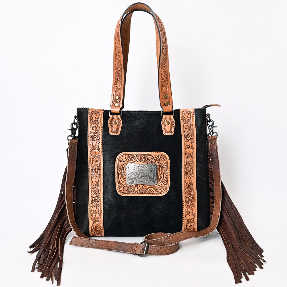 American Darling Hand-Tooled Genuine Leather Tote