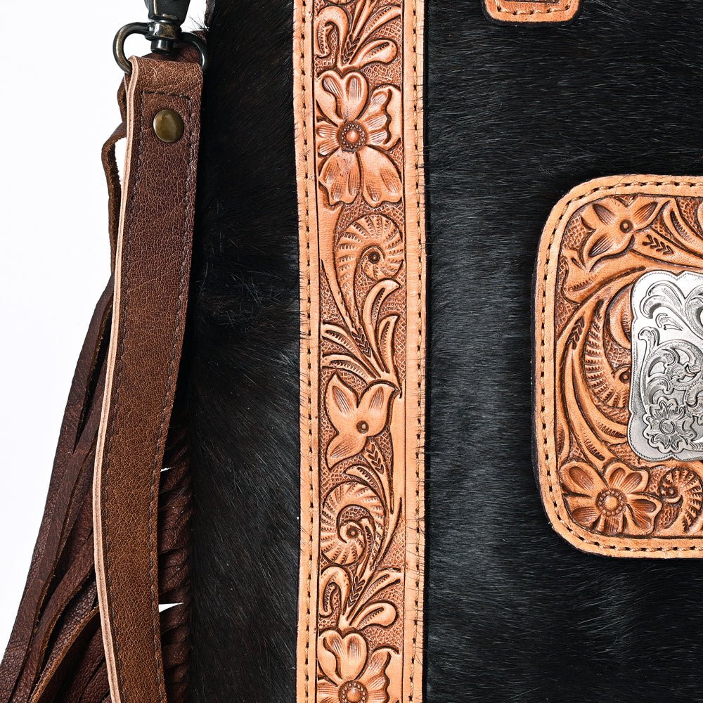 American Darling Hand-Tooled Genuine Leather Tote