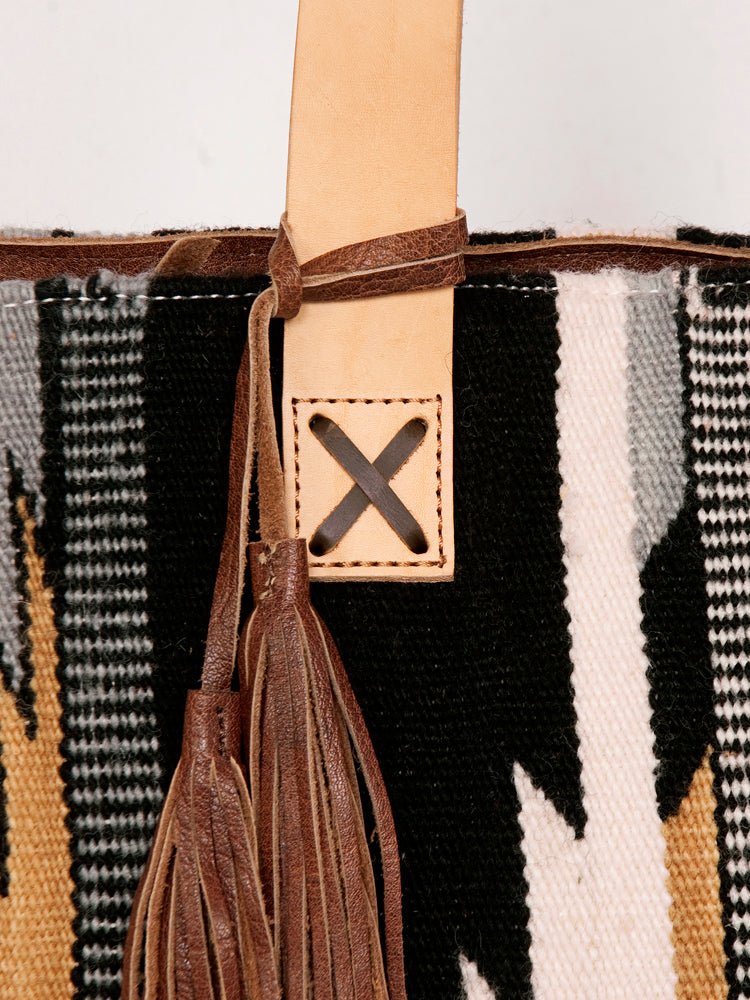 American Darling Tote Saddle Blanket Genuine Leather