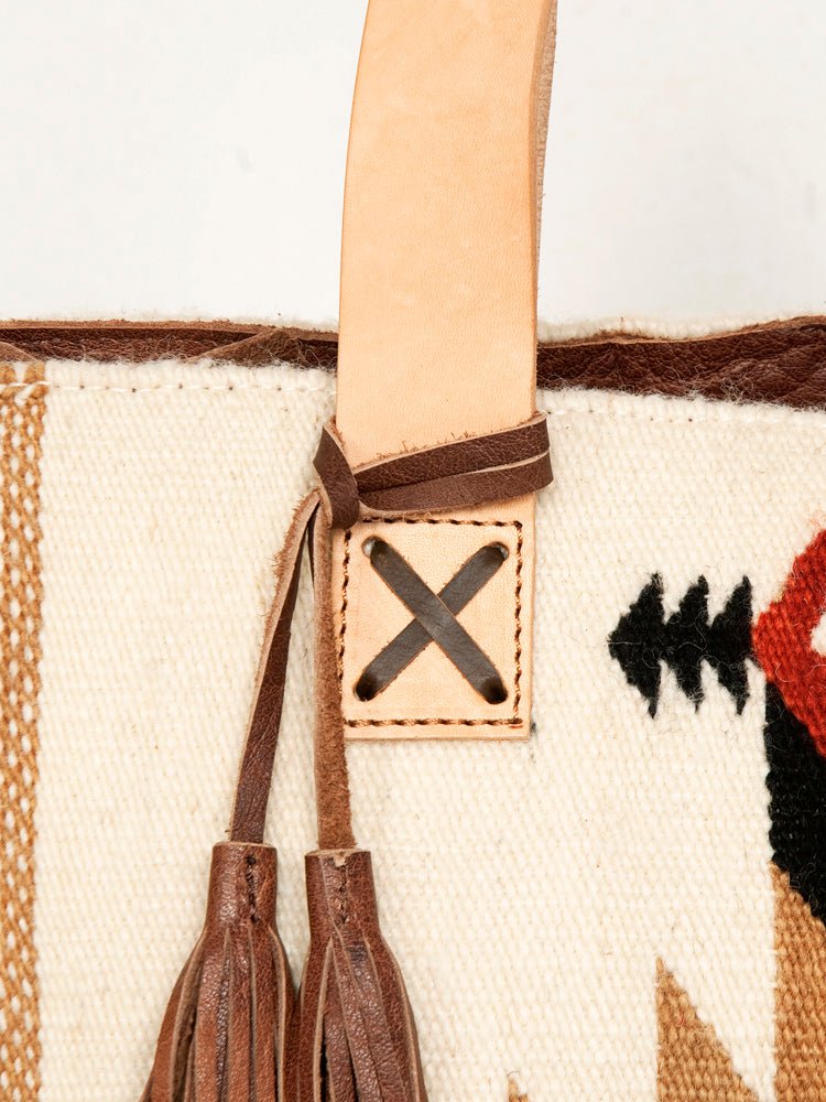 American Darling Tote Saddle Blanket Genuine Leather