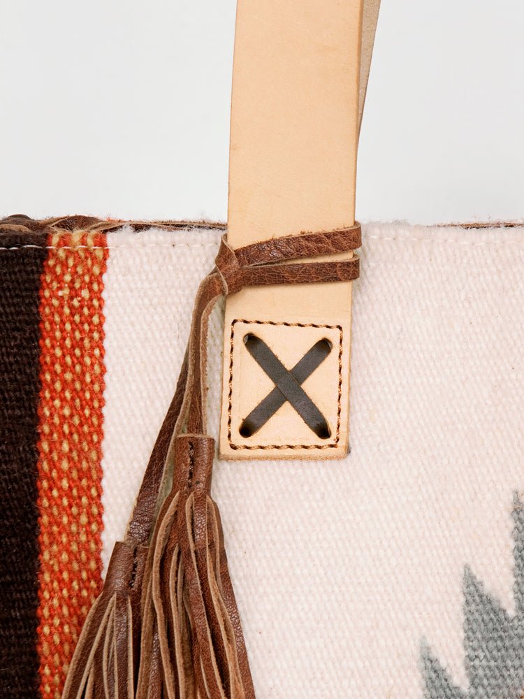 American Darling Tote Saddle Blanket Genuine Leather