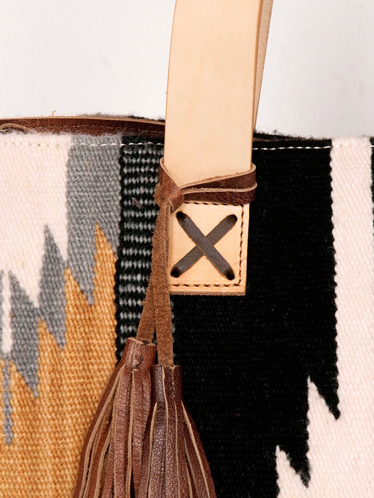 American Darling Tote Saddle Blanket Genuine Leather