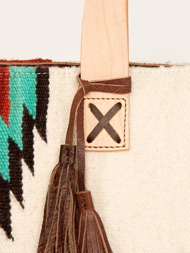 American Darling Tote Saddle Blanket Genuine Leather