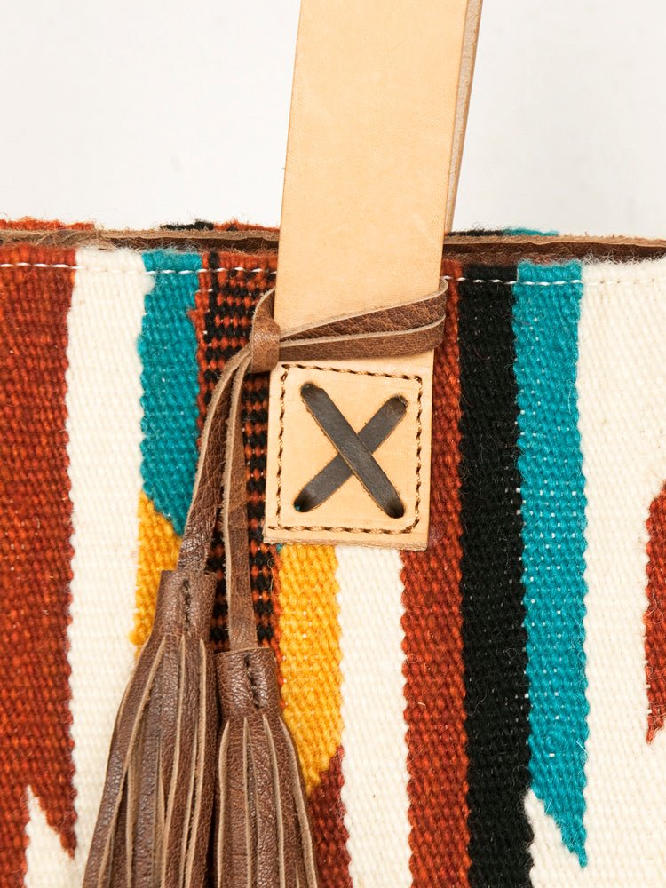 American Darling Tote Saddle Blanket Genuine Leather