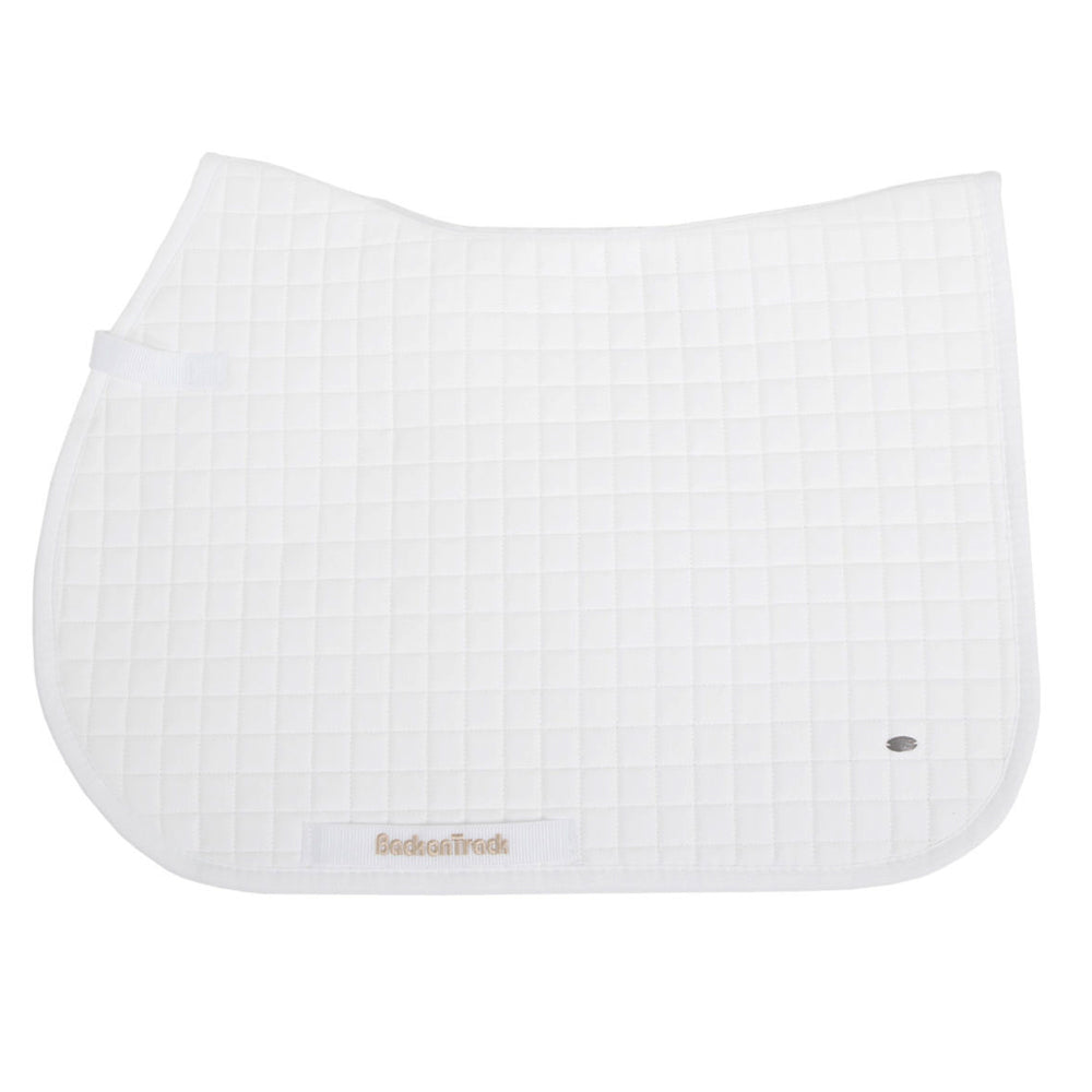 Full Size Back On Track No. 1 All Purpose Saddle Pad White