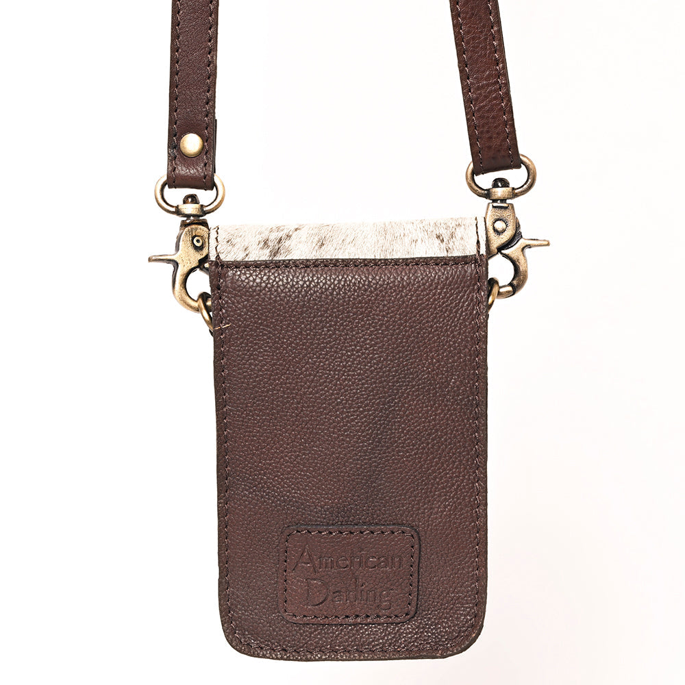 American Darling Hand Tooled Hair-On Genuine Leather