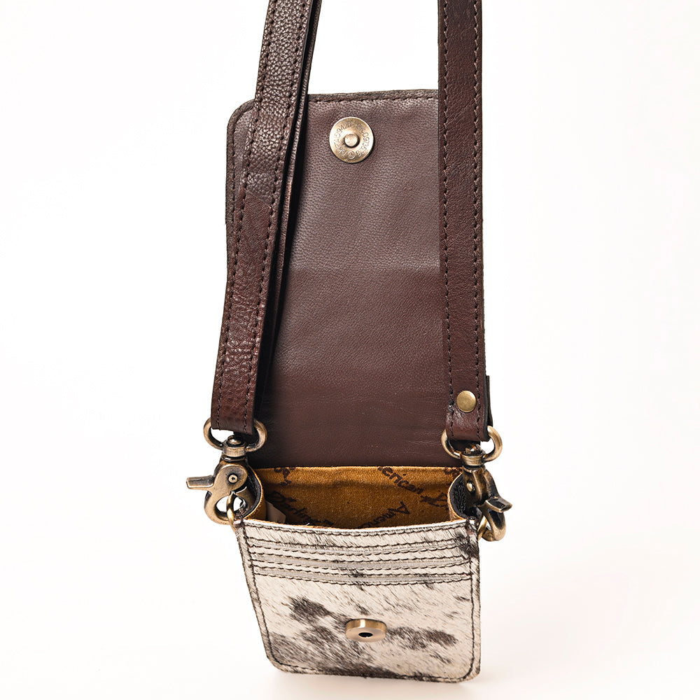 American Darling Hand Tooled Hair-On Genuine Leather