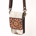 American Darling Hand Tooled Hair-On Genuine Leather