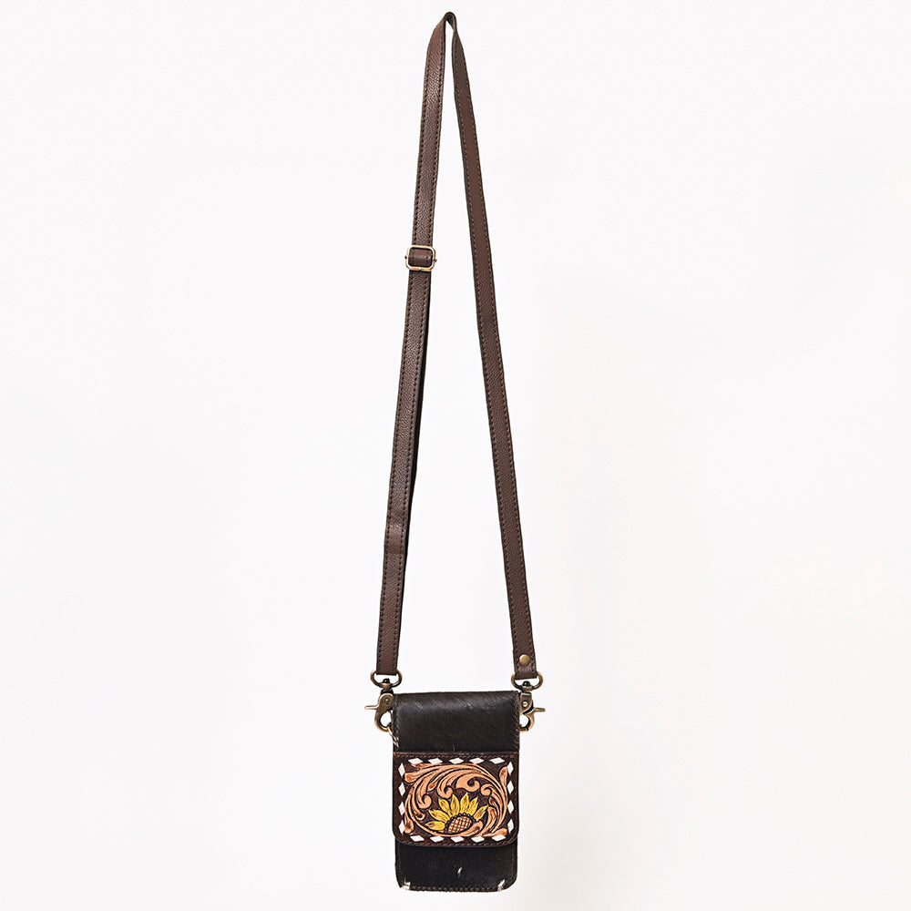 American Darling Hand Tooled Hair-On Genuine Leather