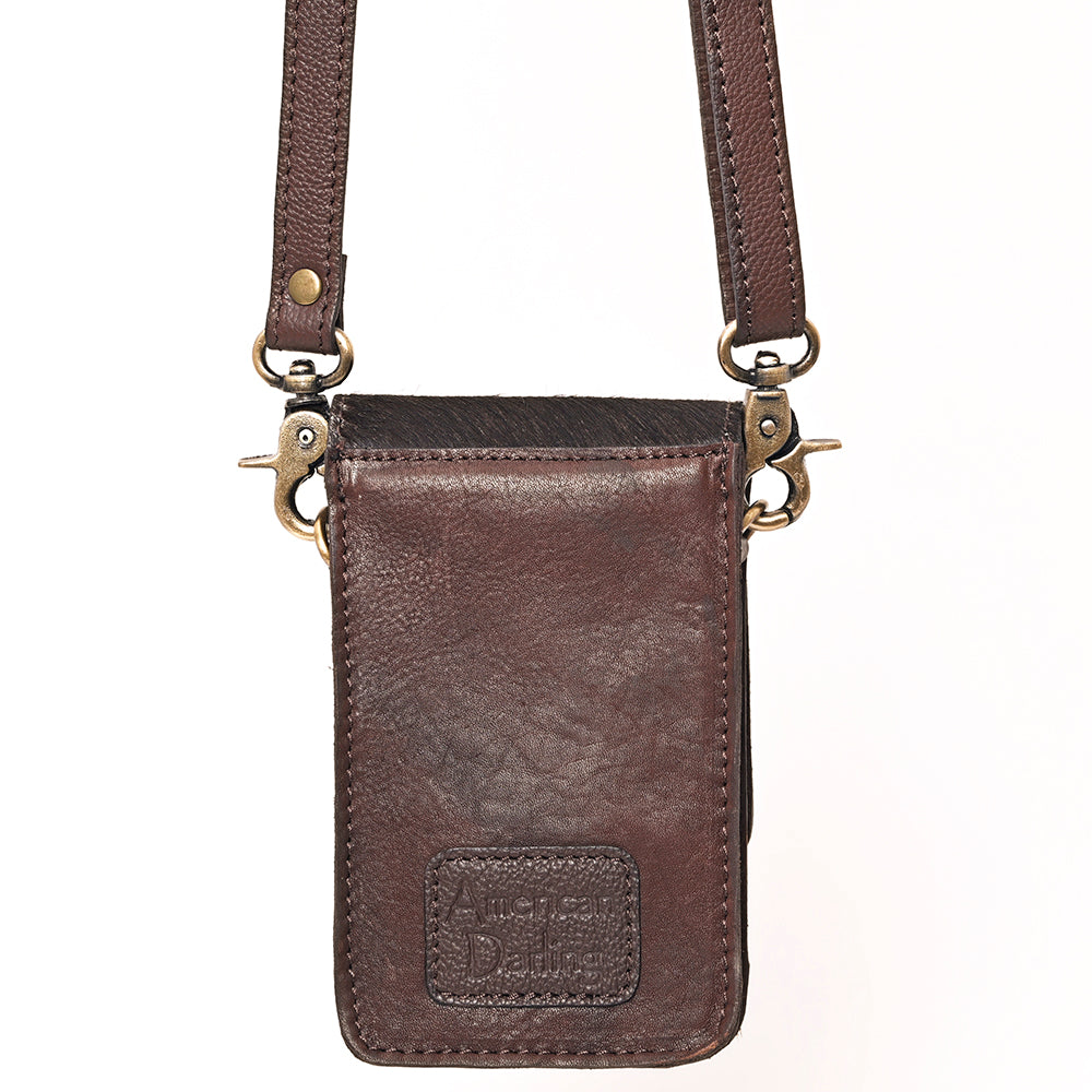 American Darling Hand Tooled Hair-On Genuine Leather