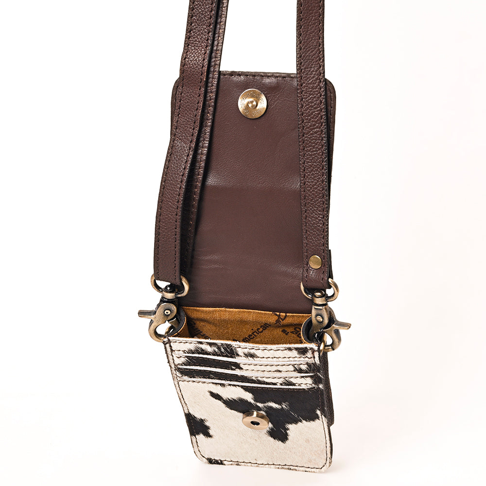 American Darling Hand Tooled Hair-On Genuine Leather