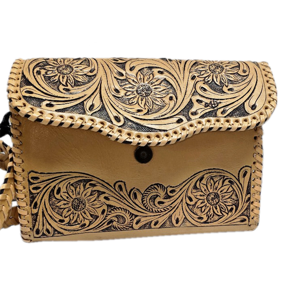 American Darling Hand-Tooled Genuine Leather Wallet