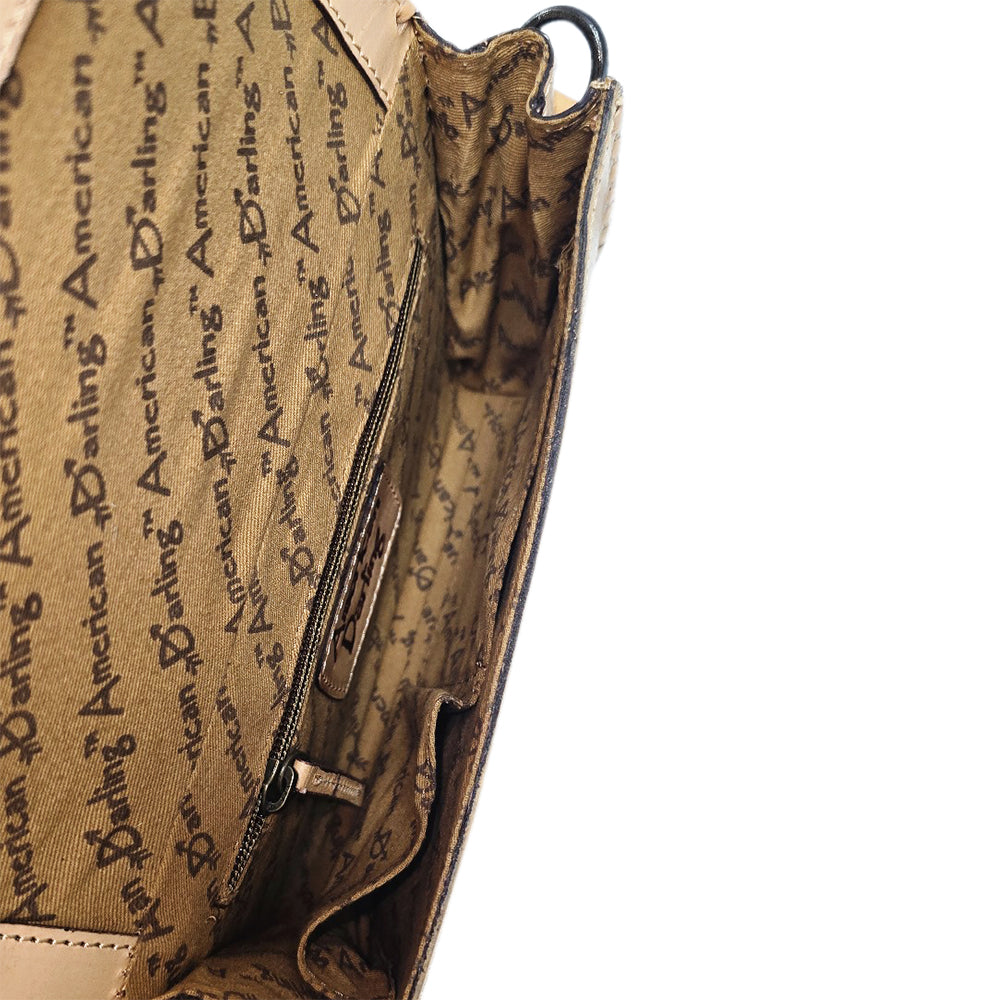 American Darling Hand-Tooled Genuine Leather Wallet