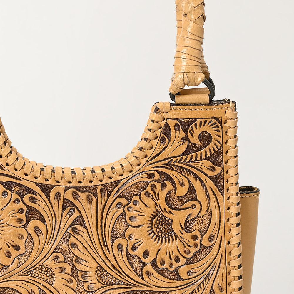 American Darling Hand-Tooled Genuine Leather Tote