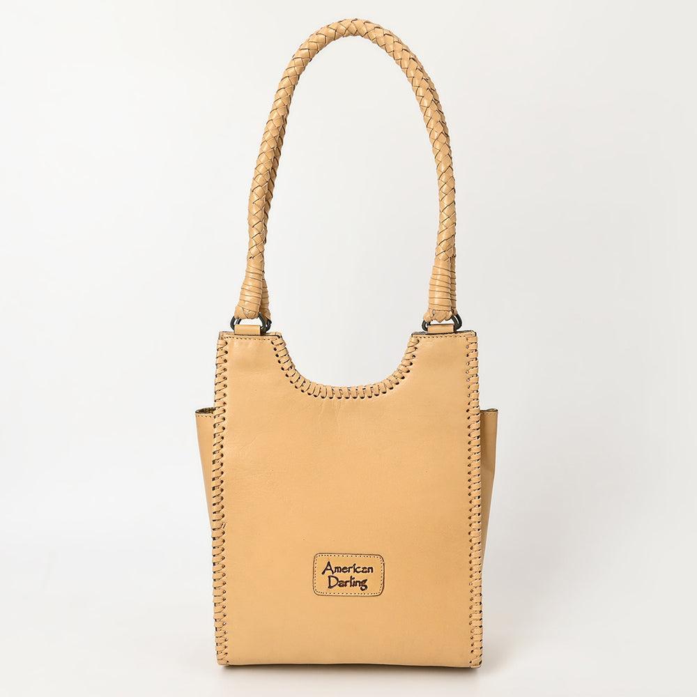 American Darling Hand-Tooled Genuine Leather Tote