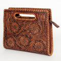 American Darling Hand-Tooled Genuine Leather Clutch