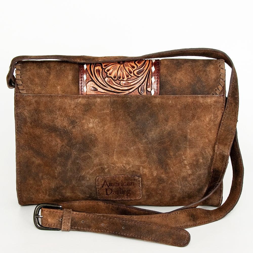 American Darling Hand-Tooled Genuine Leather Clutch