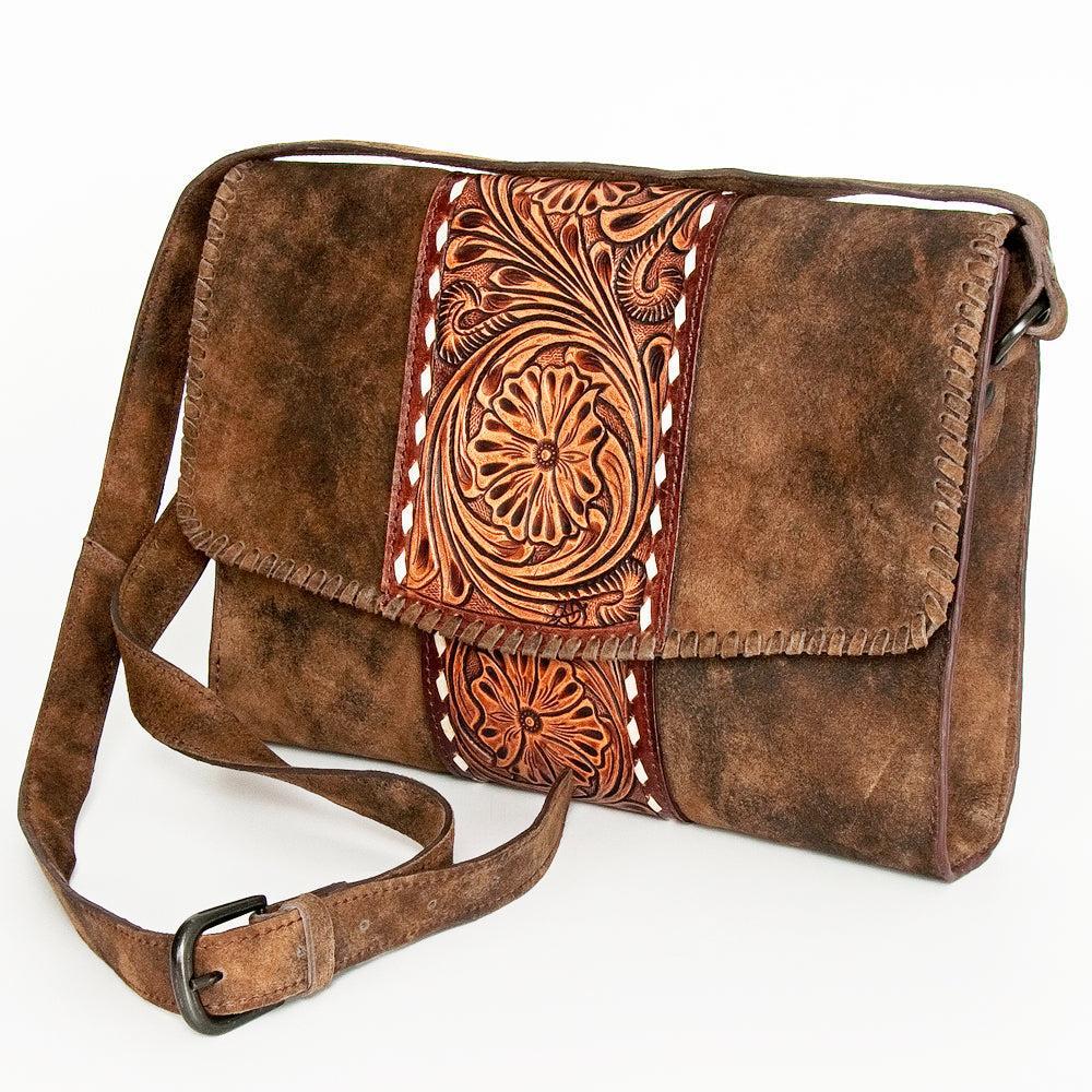 American Darling Hand-Tooled Genuine Leather Clutch