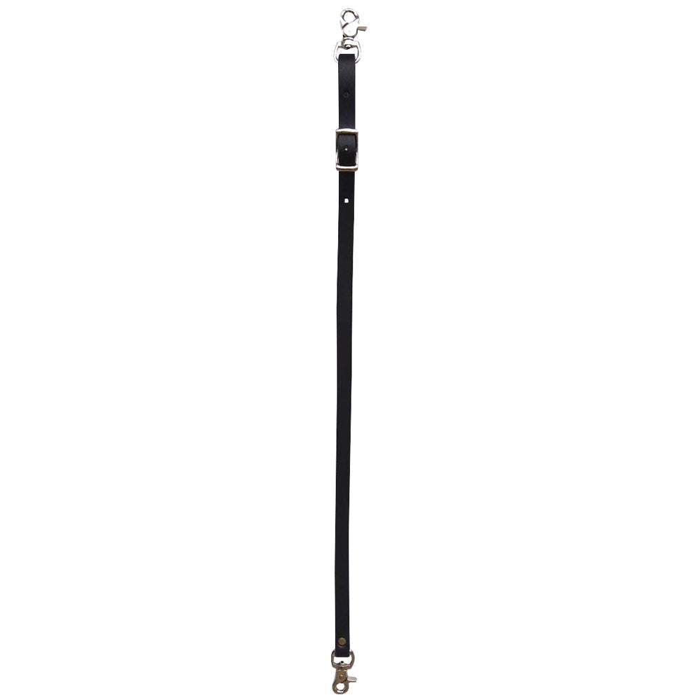 Hilason Horse Adjusts 3/4" - 26" Size Leather Breast Collar Wither Strap