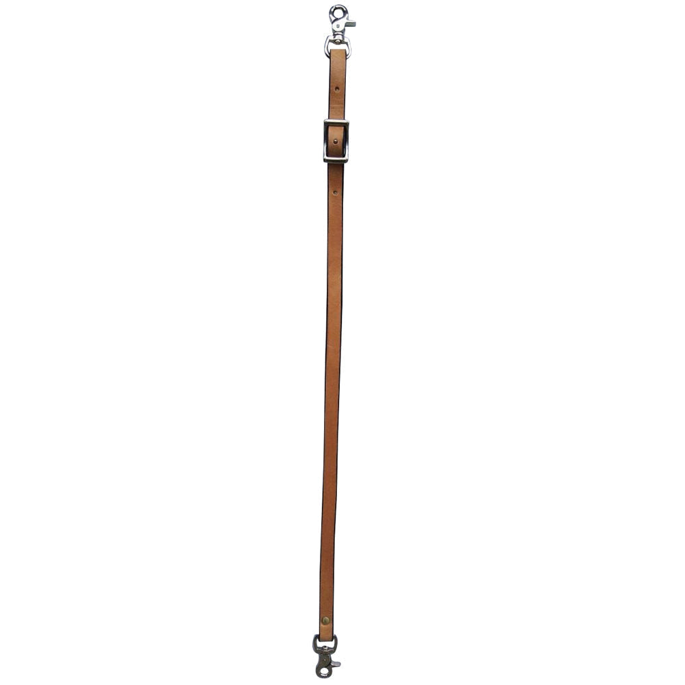 Hilason Horse Adjusts 3/4" - 26" Size Leather Breast Collar Wither Strap