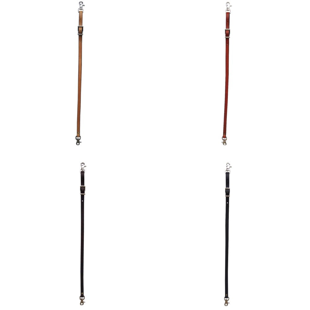 Hilason Horse Adjusts 3/4" - 26" Size Leather Breast Collar Wither Strap
